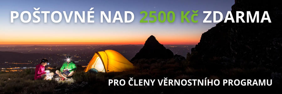 Poštovné nad 2500 Kč zdarma